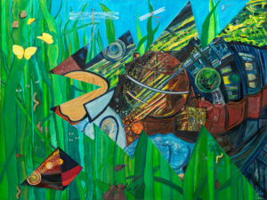 Keiner will die Beute sein, 160x120, 2022